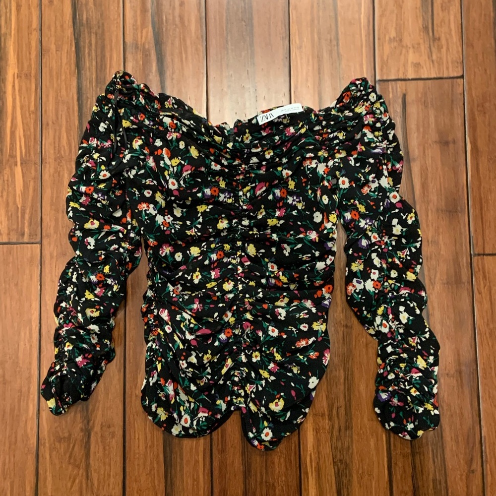 Zara Floral Top